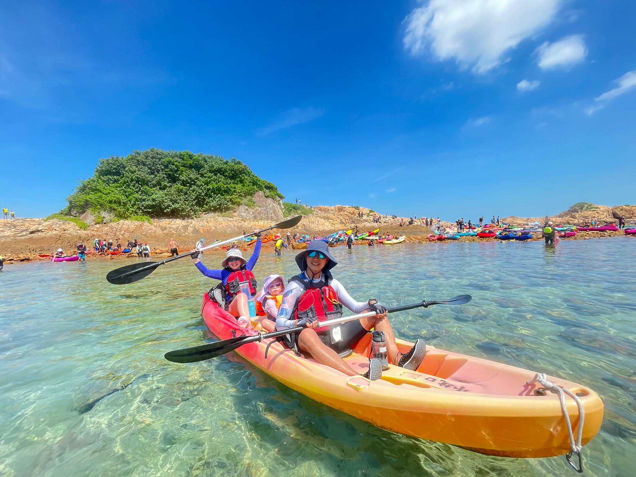 西贡｜绿蛋岛及独木舟浮潜体验一天团