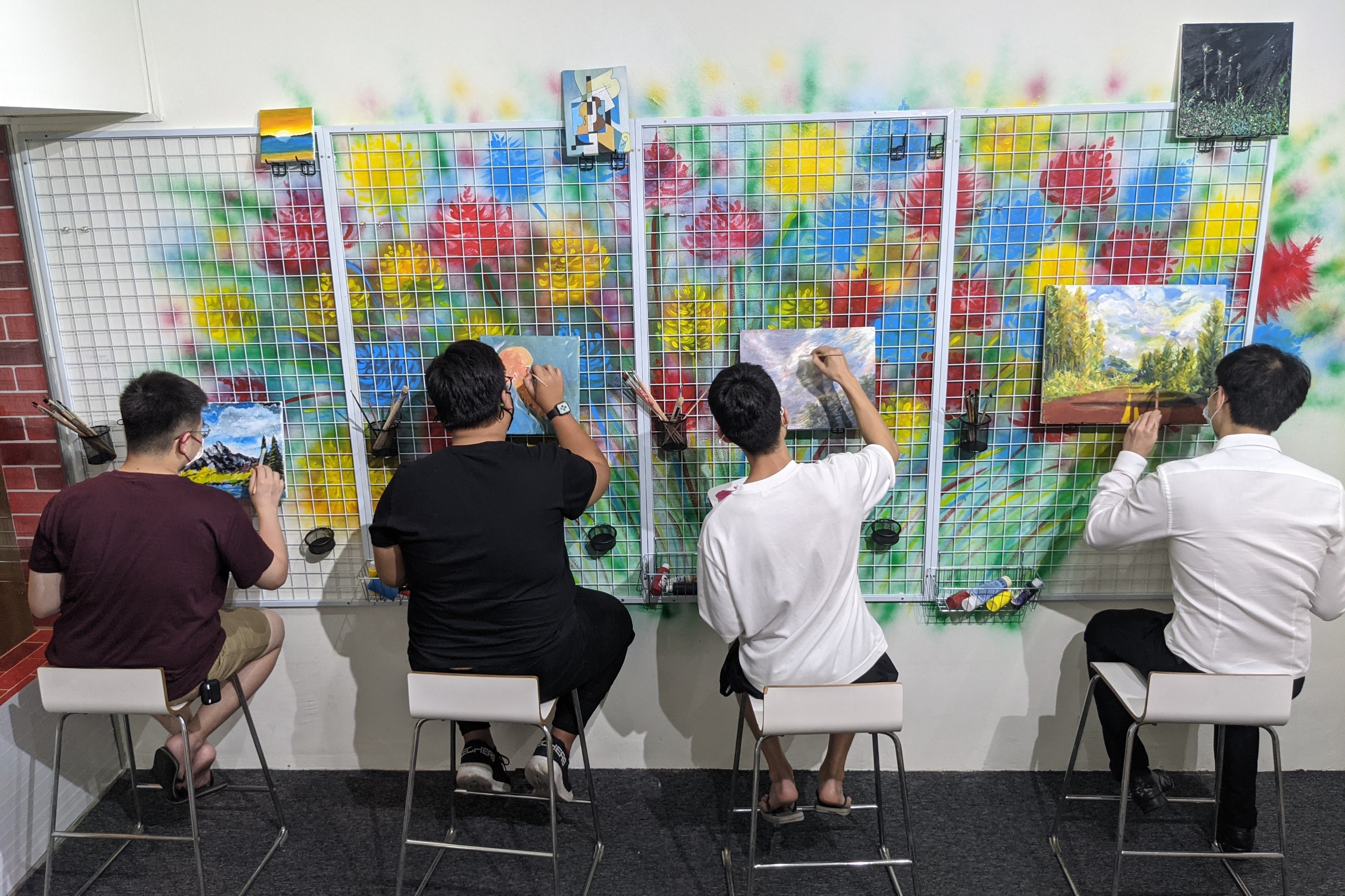 新加坡3小时自助绘画课程（含免费饮料畅饮）