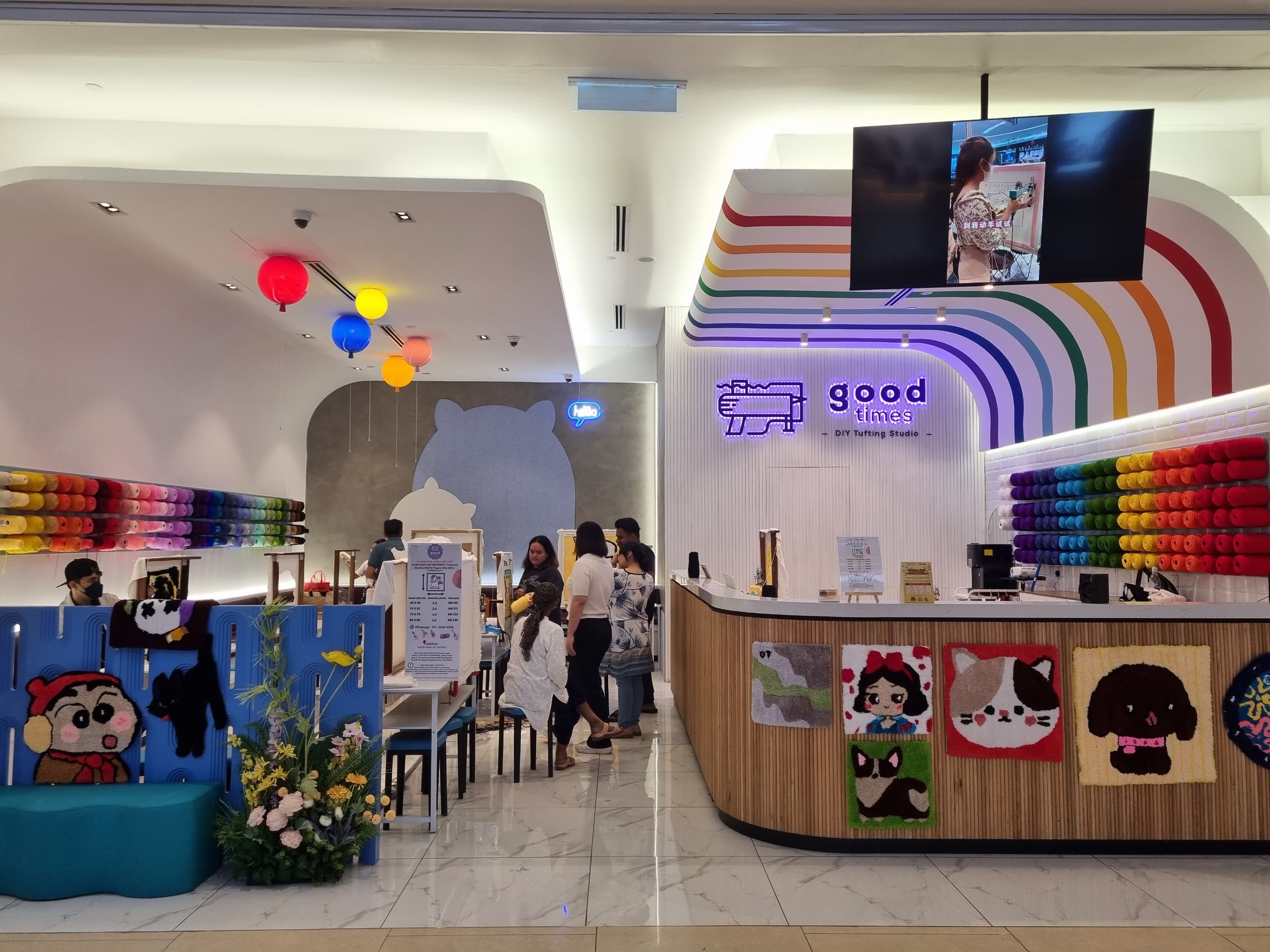 吉隆坡簇绒装饰品制作体验（Good Times提供）