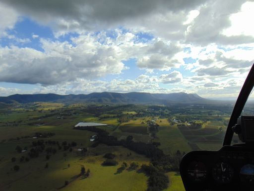 猎人谷山景直升机观光体验