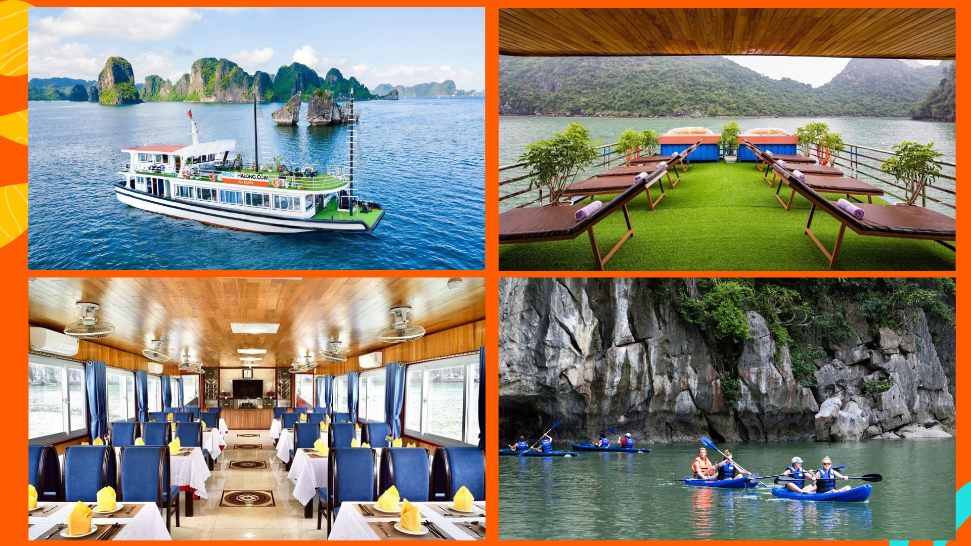 探索下龙湾之旅（We Go Halong Cruise 提供）