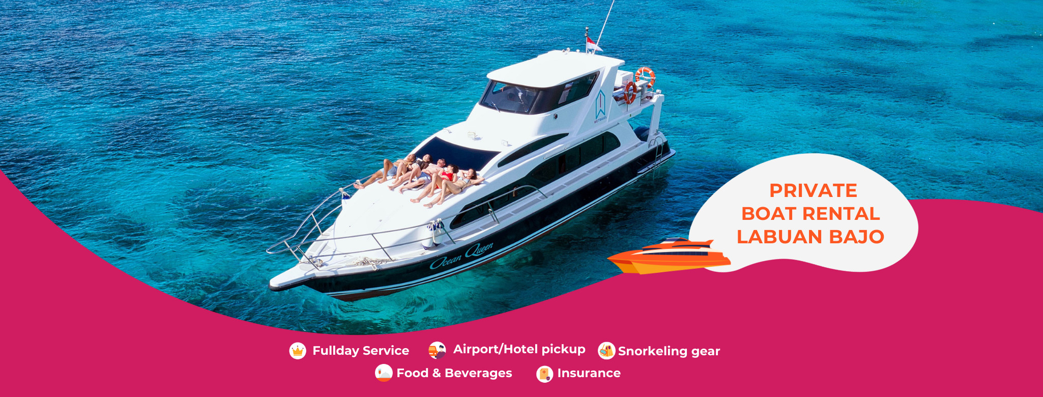 纳闽巴霍私人游船租借