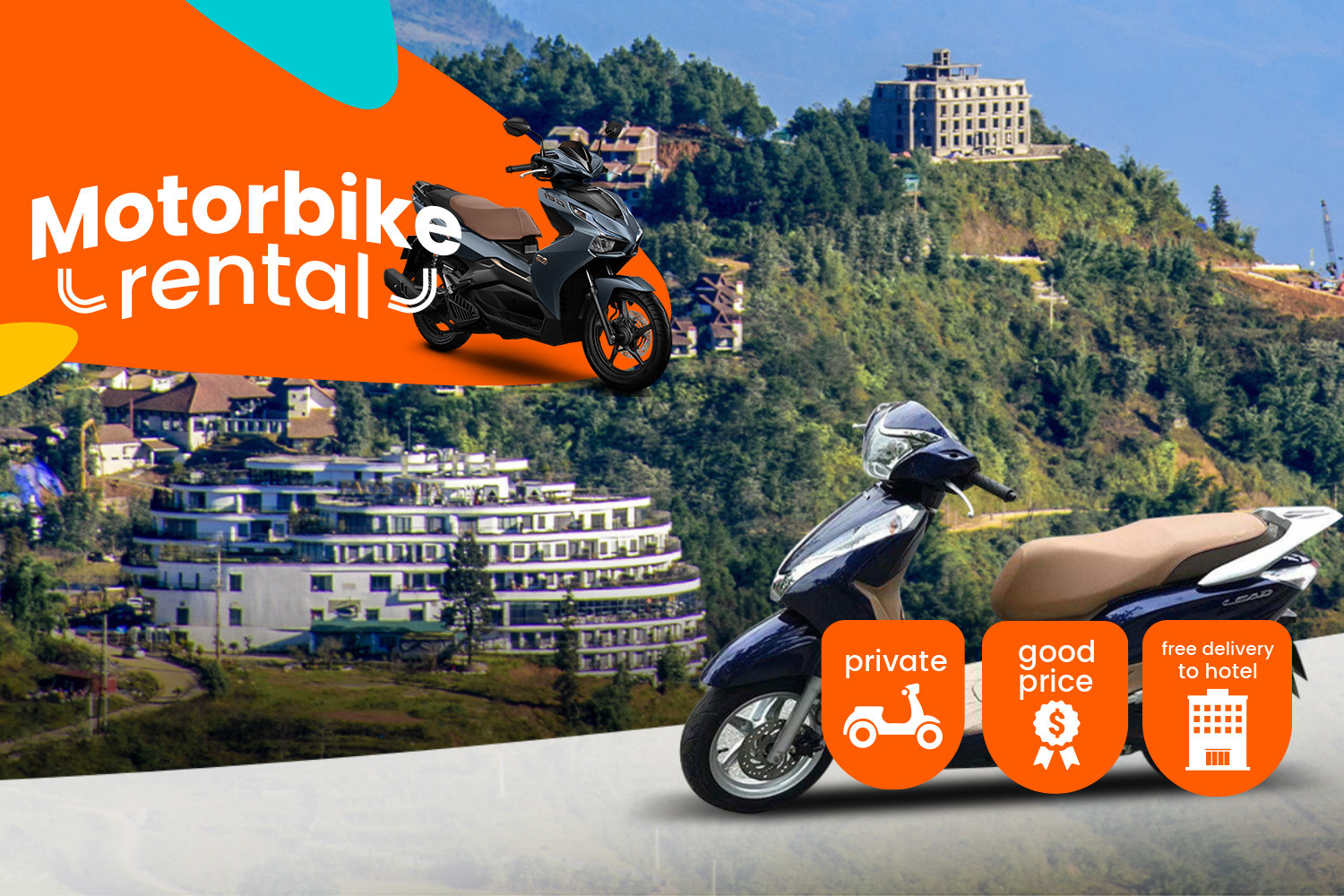 沙坝摩托车／机车租借