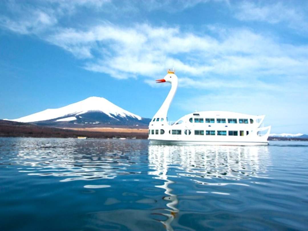 【英语导游】富士山山中湖游览船＆清酒体验