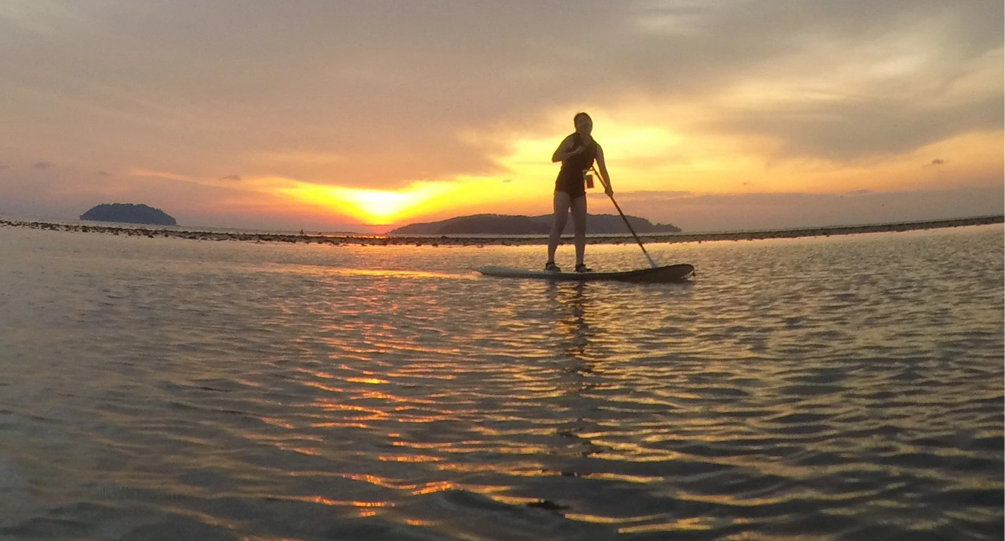 立式桨板运动体验（Borneo Paddle Monkeys提供）