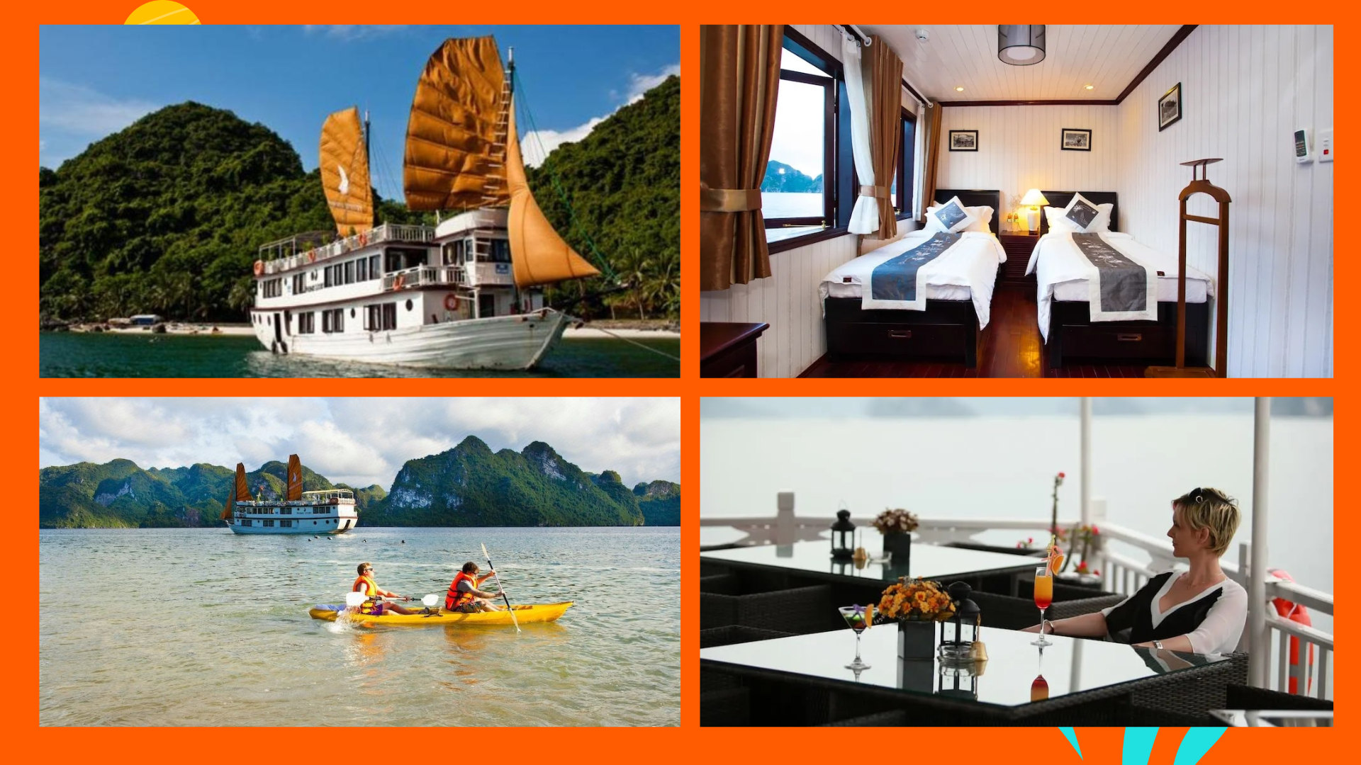 【线路2】2天1夜下龙湾奢华游船巡航之旅 - 河内出发（Phoenix Cruise提供）