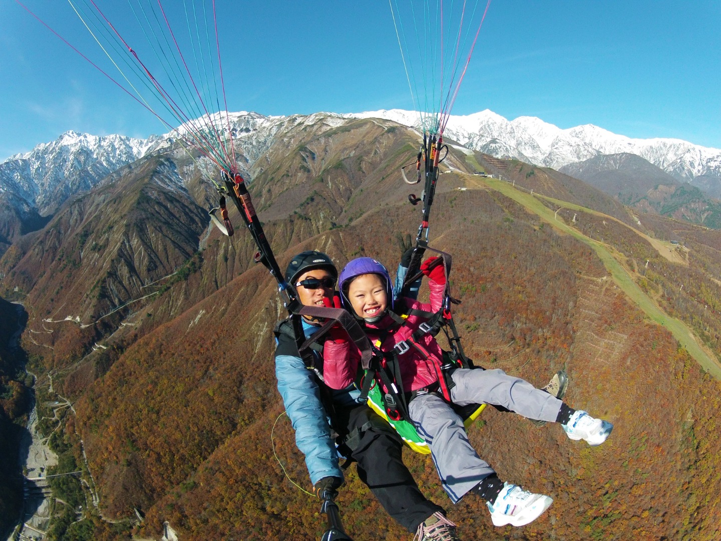 长野 SKY BLUE 滑翔伞体验（白马出发）