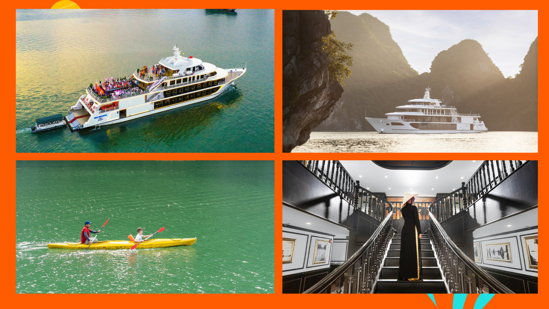 【路线2】下龙湾奢华游船之旅 （Sea Octopus提供）