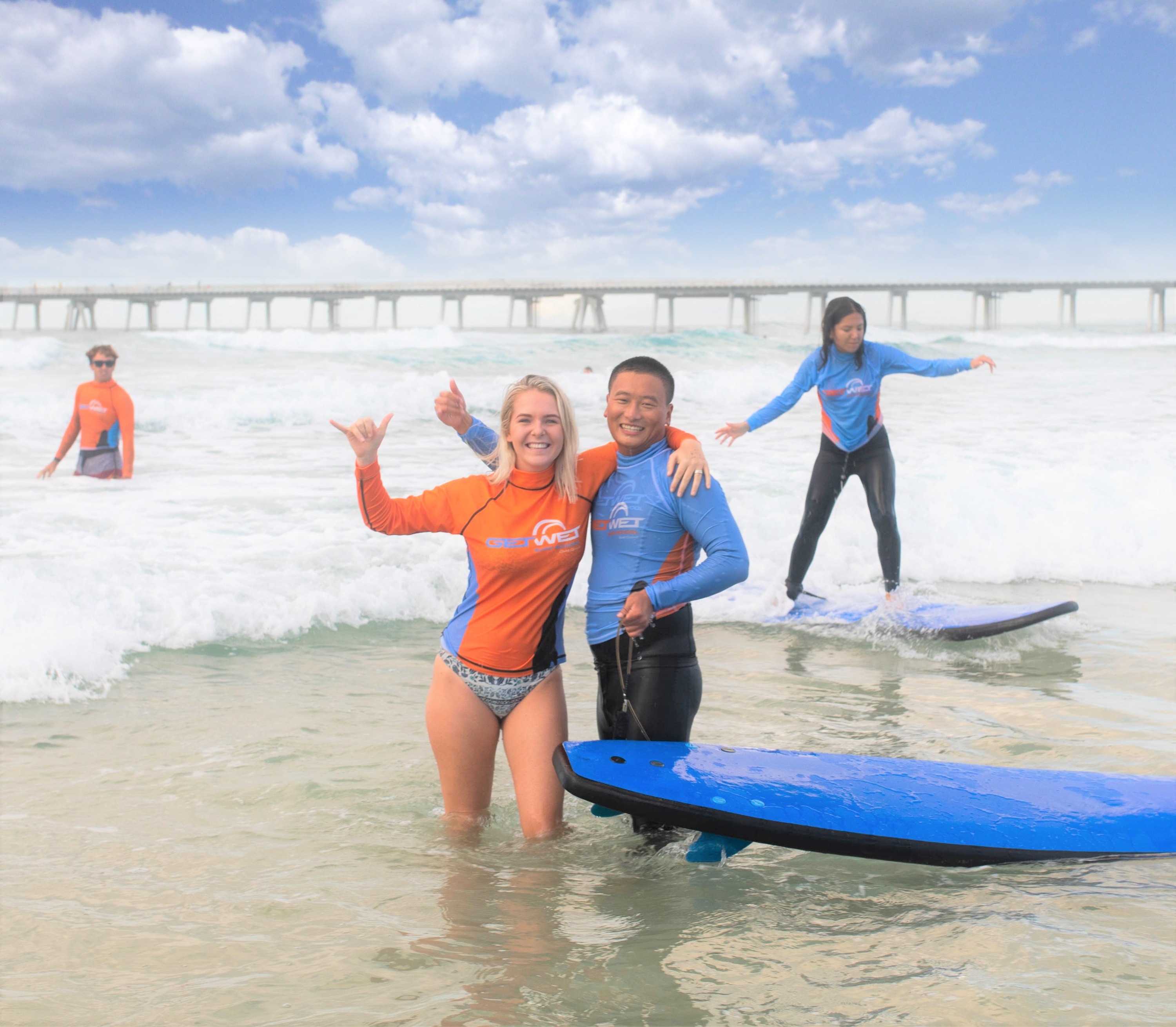 黄金海岸初学者冲浪体验（需年满13岁）