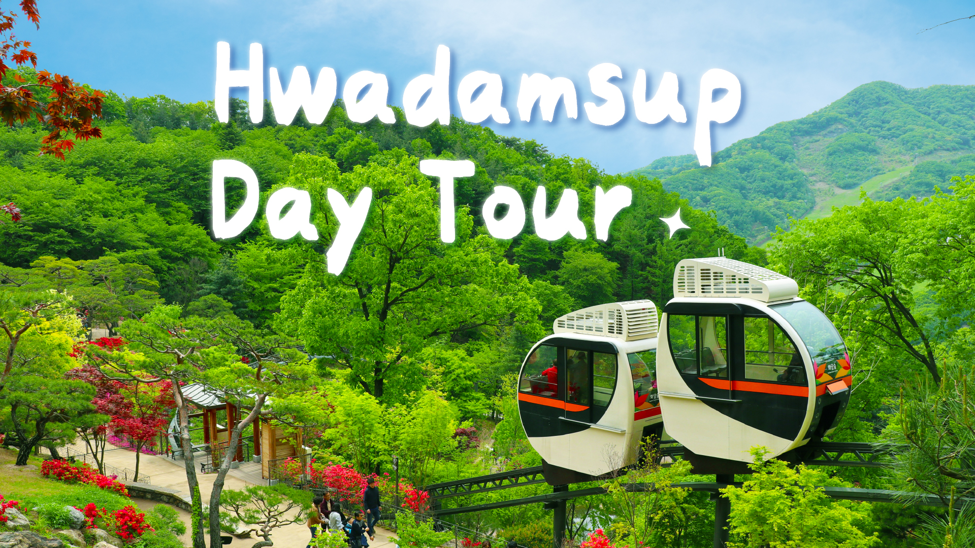 和谈林 & 斜坡滑车 & 韩国民俗村一日游（首尔出发）