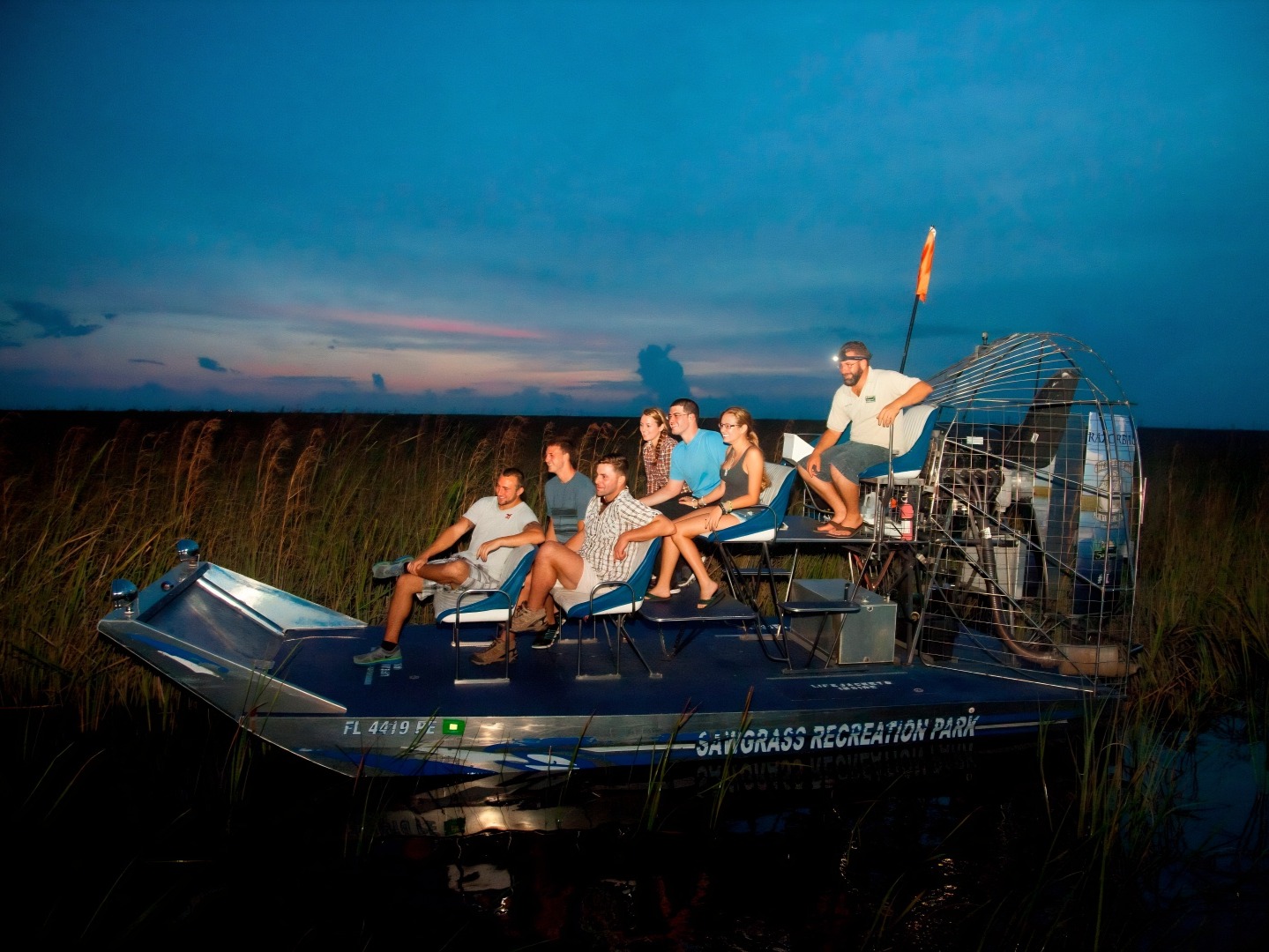 大沼泽地夜间汽船之旅