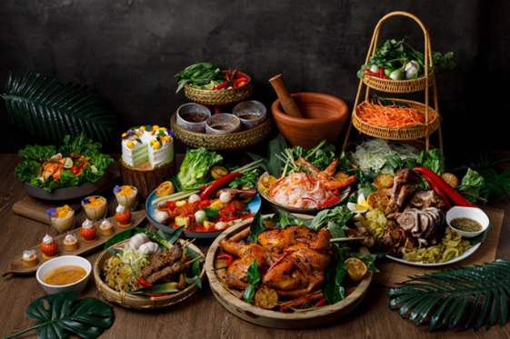 海洋公园万豪酒店 Hong Kong Ocean Park Marriott Hotel｜海岸酒廊｜下午茶、泰国风情烧烤风味自助晚餐