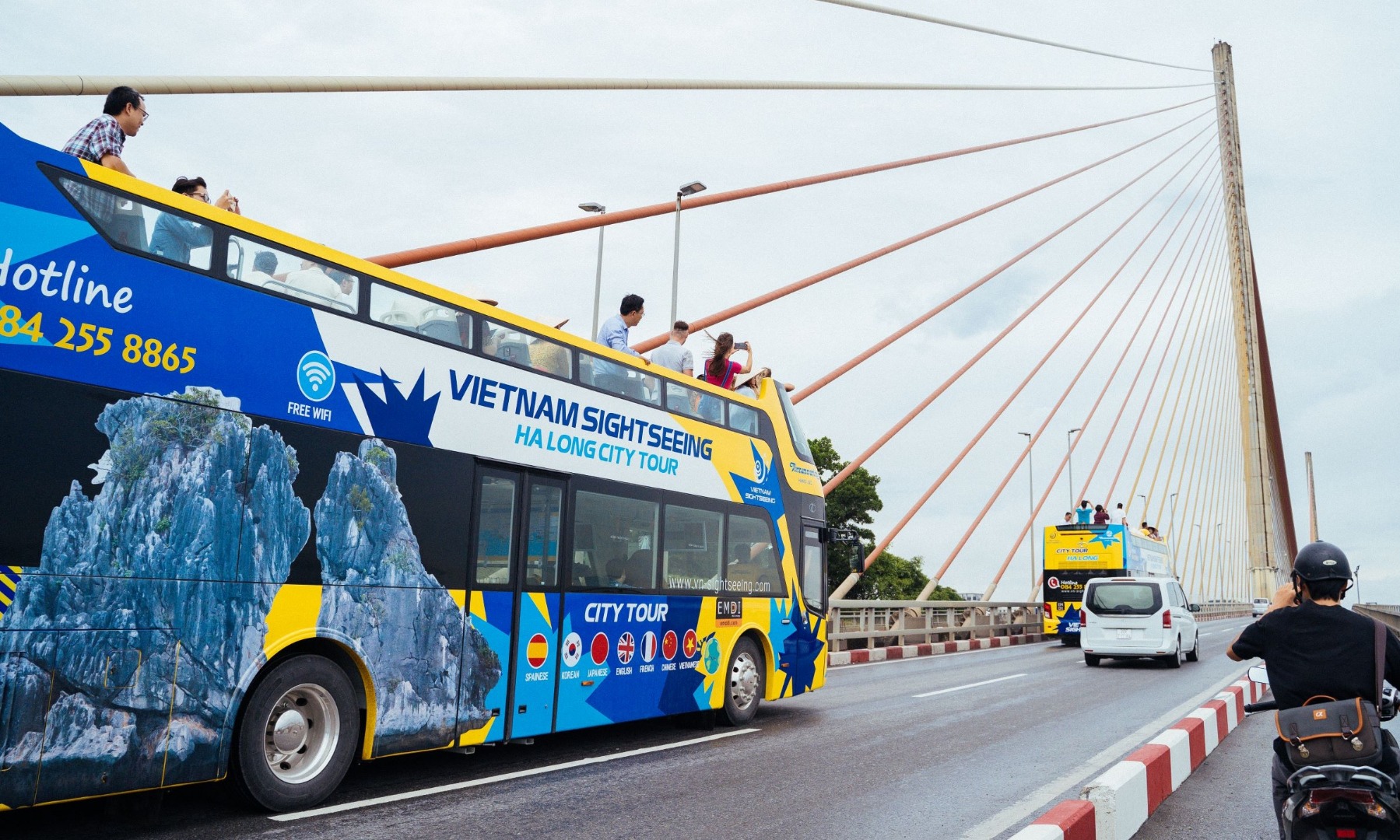 下龙市双层观光巴士票（City Sightseeing 提供）