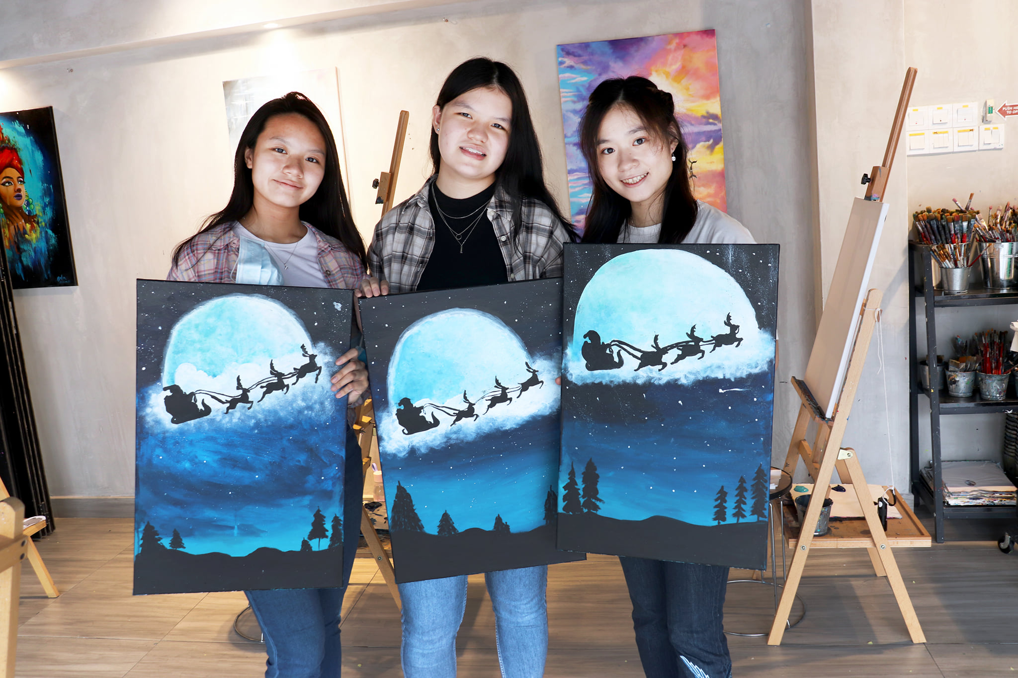 吉隆坡夜光画绘画＆品酒体验