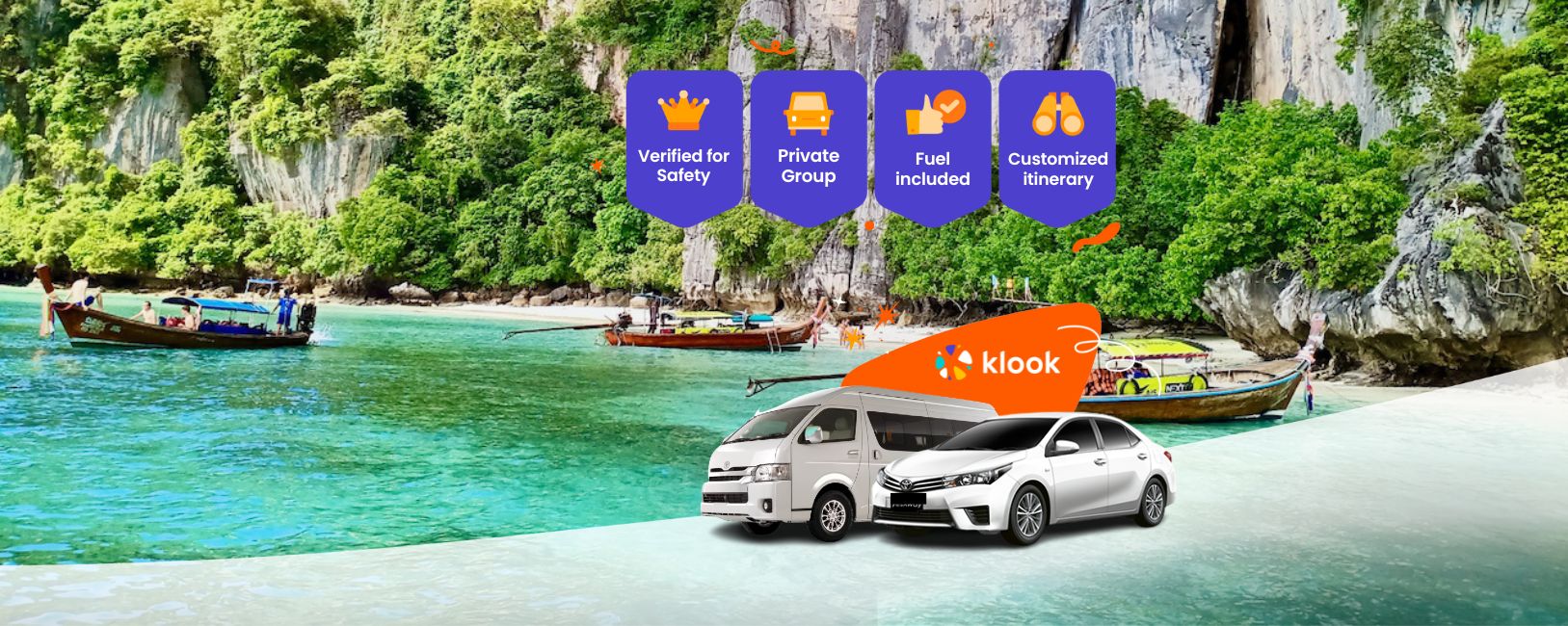 甲米租车游 - 含司机（TTD Global提供）