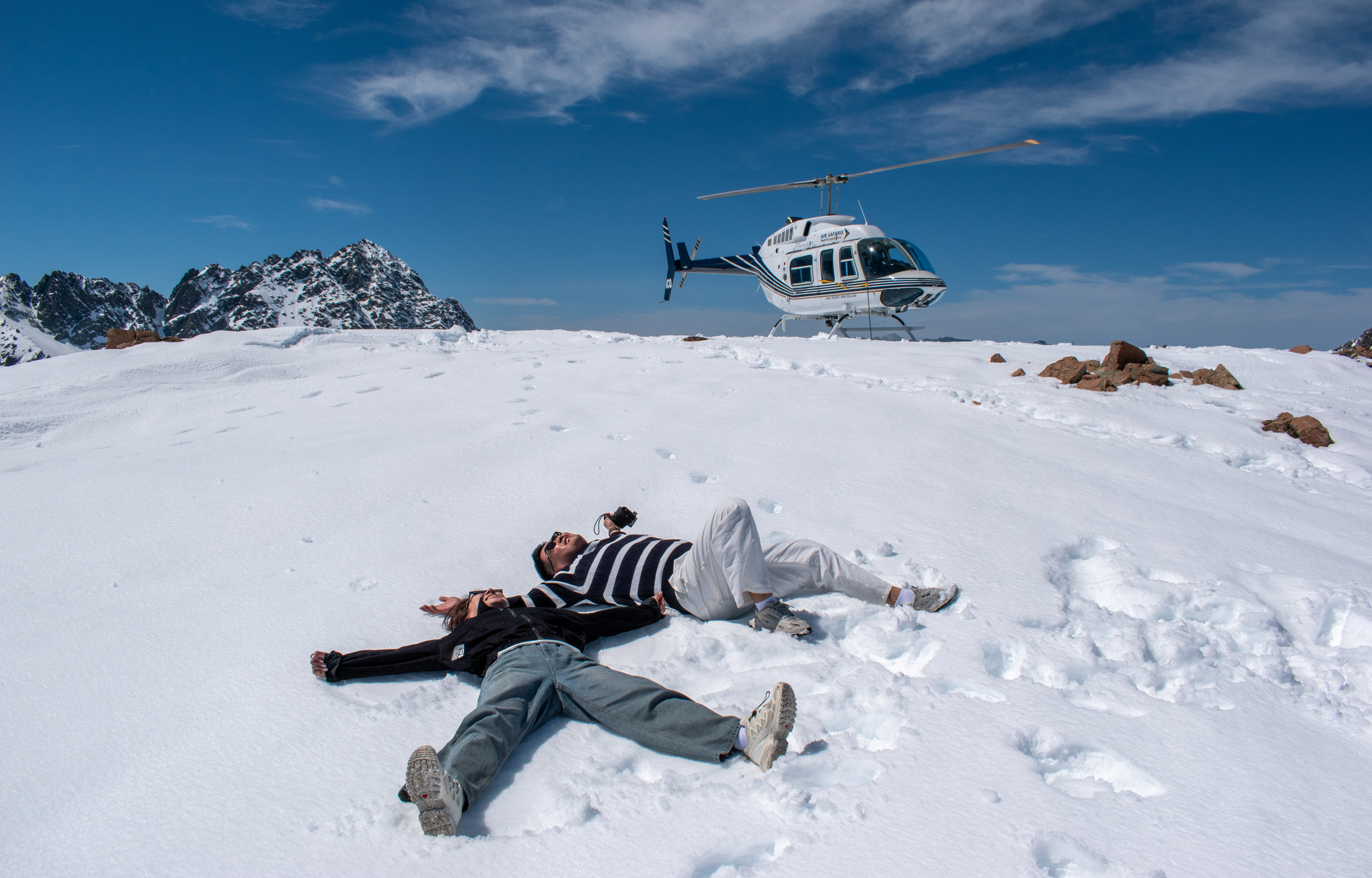 直升机观光＆雪山降落体验（蒂卡波湖出发）