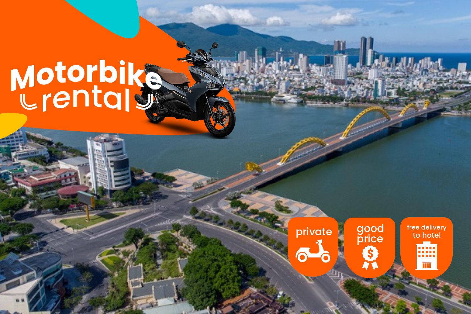 岘港摩托车租赁