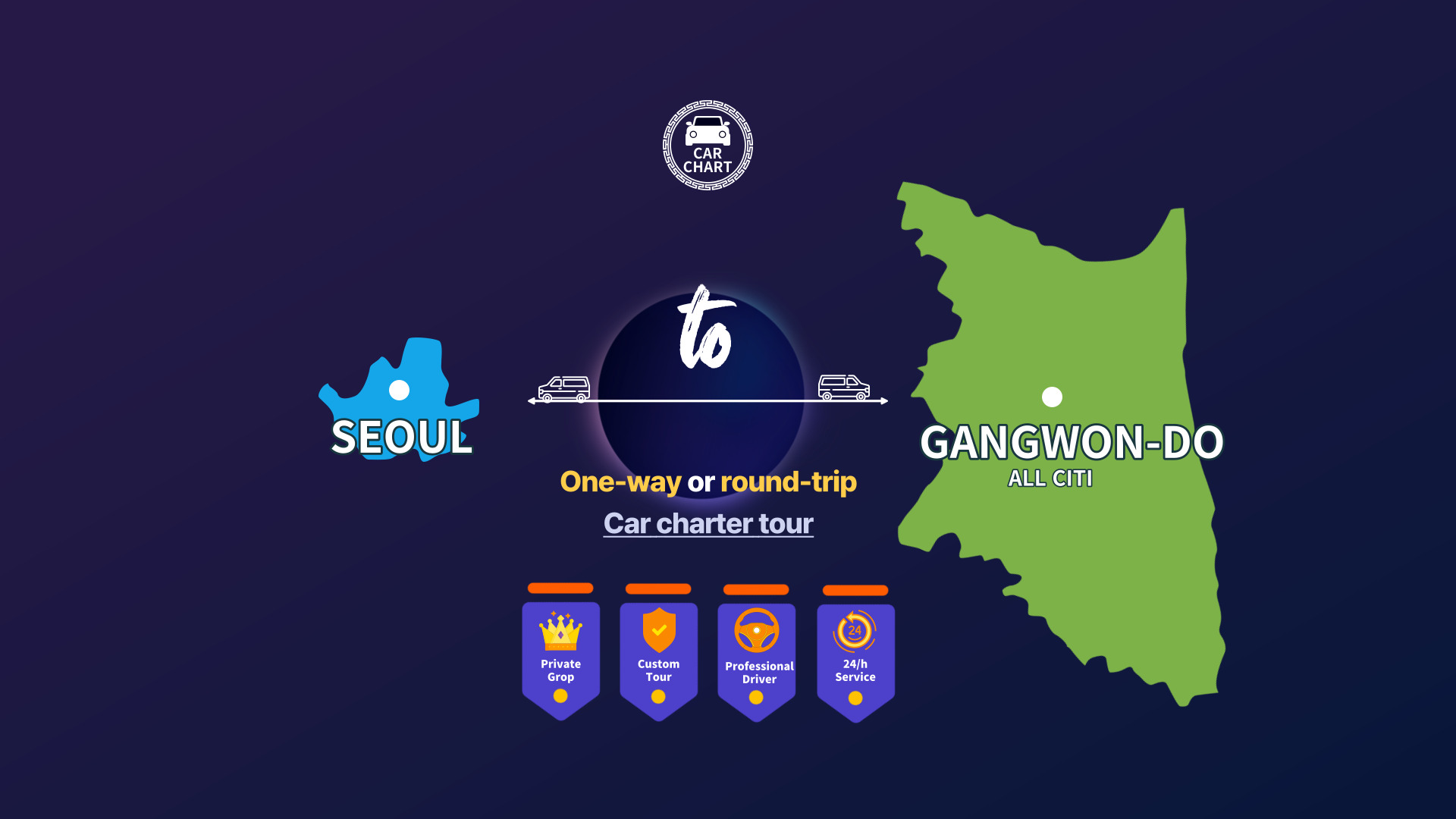 江原道包车游览