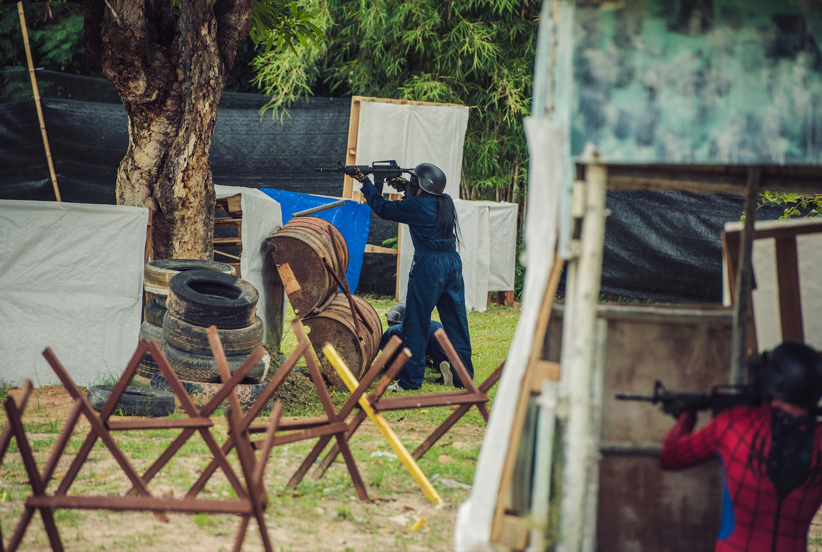 芭堤雅Sanook公园无限气枪射击体验