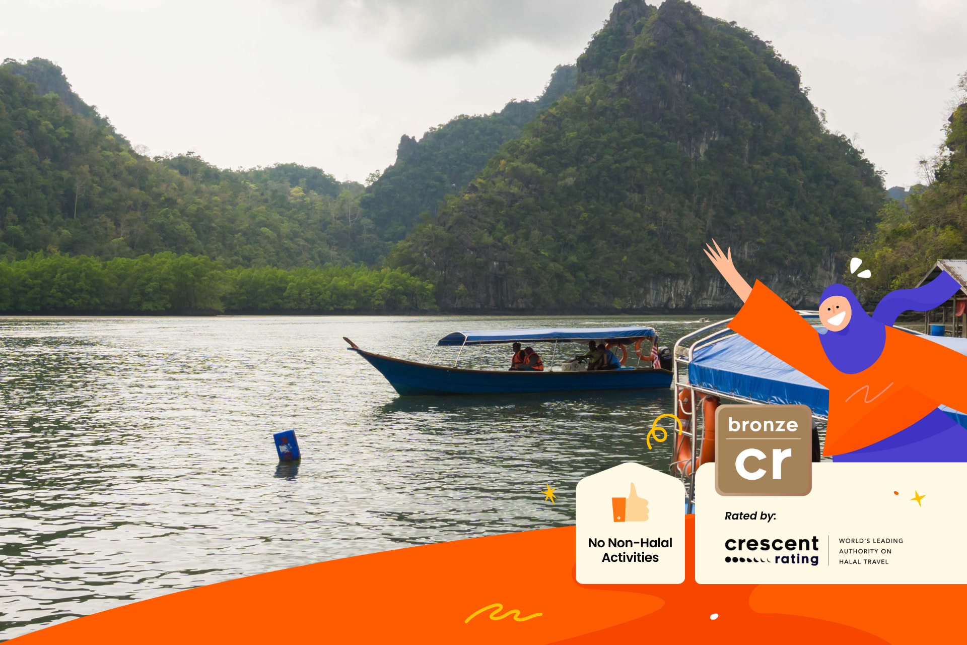 兰卡威联合国教科文组织世界地质公园游船体验