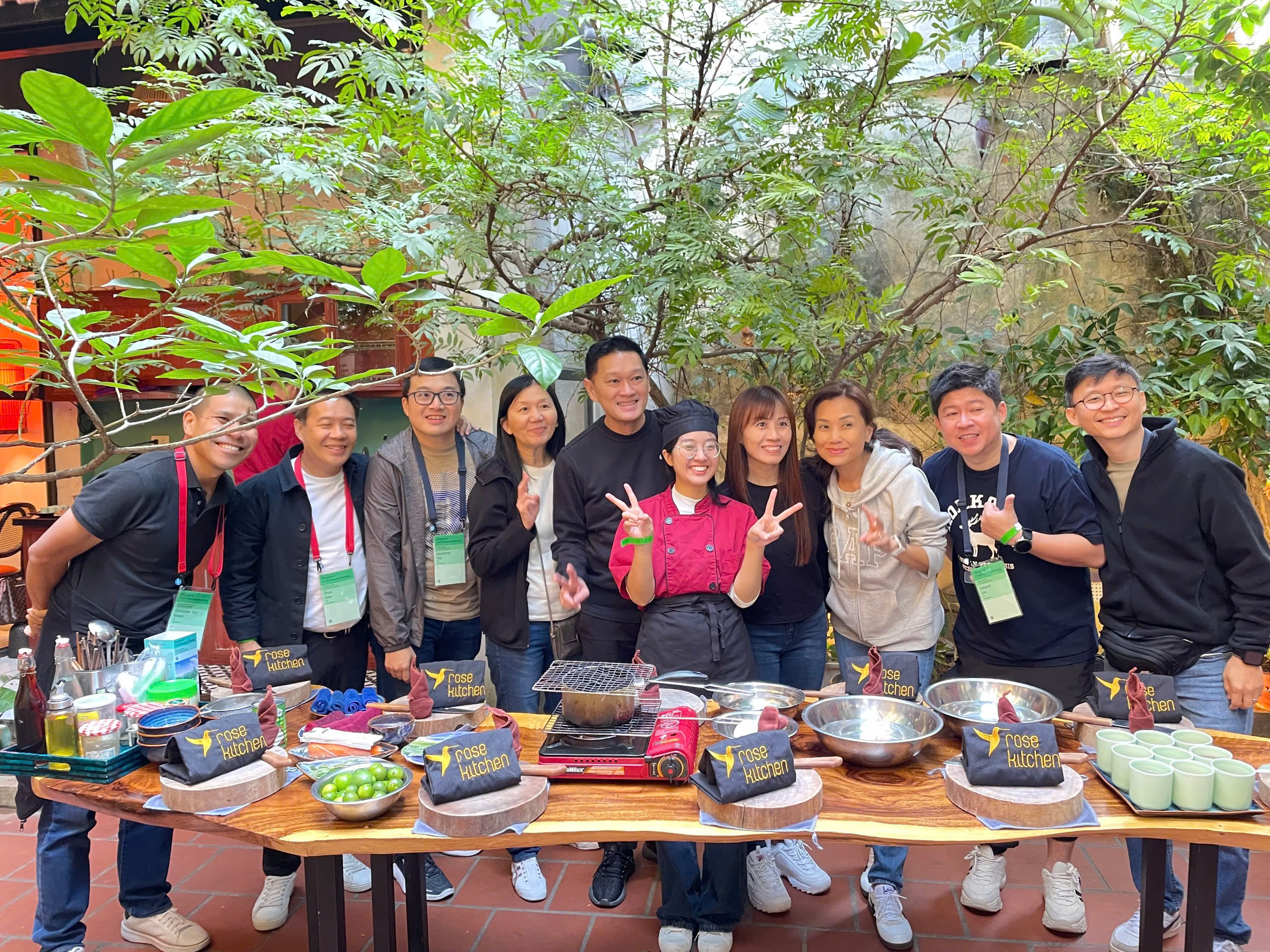 花园美食烹饪课 & 河内市场游览之旅