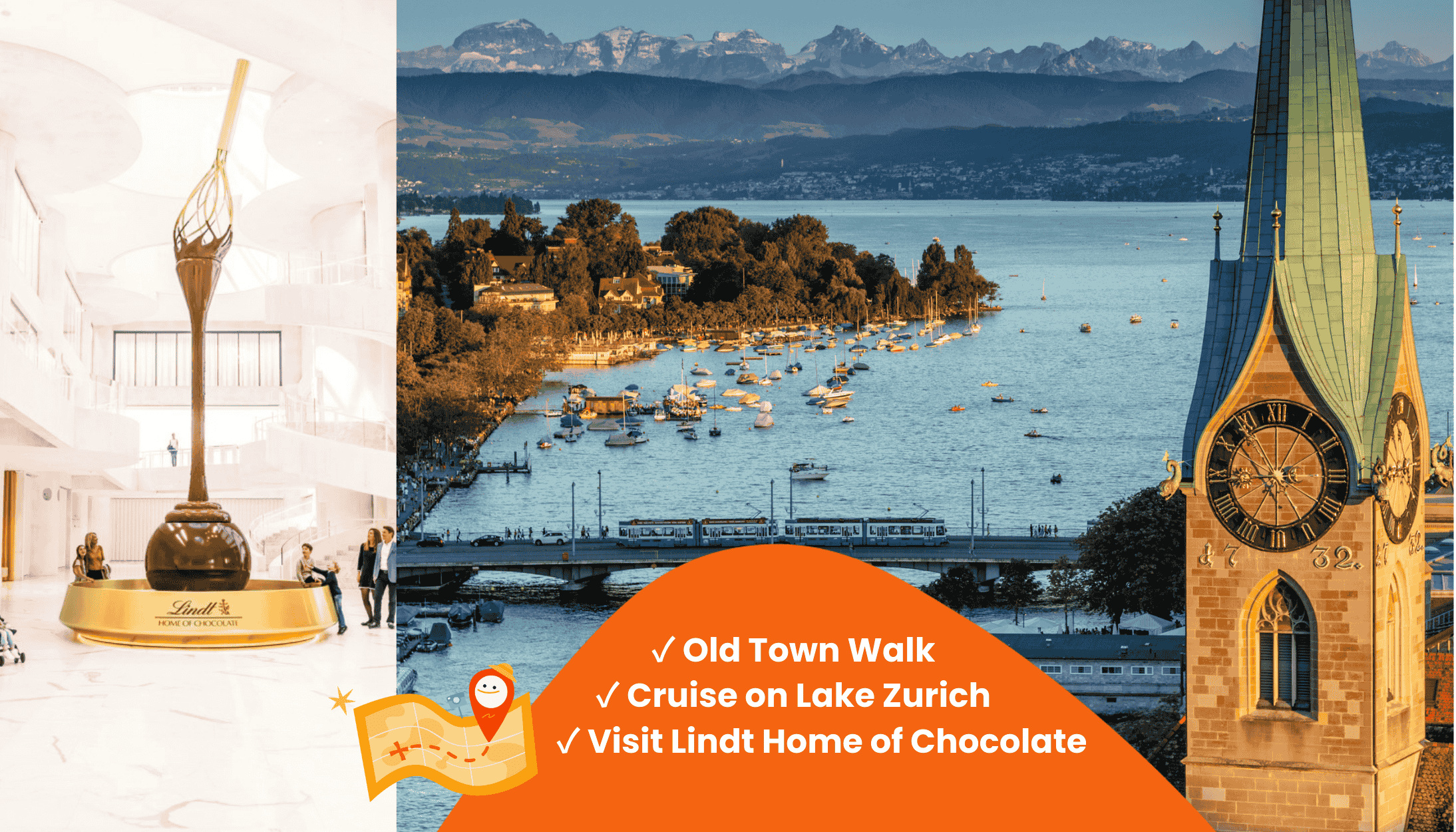 苏黎世城市观光 & 游船 & 瑞士莲巧克力探店之旅