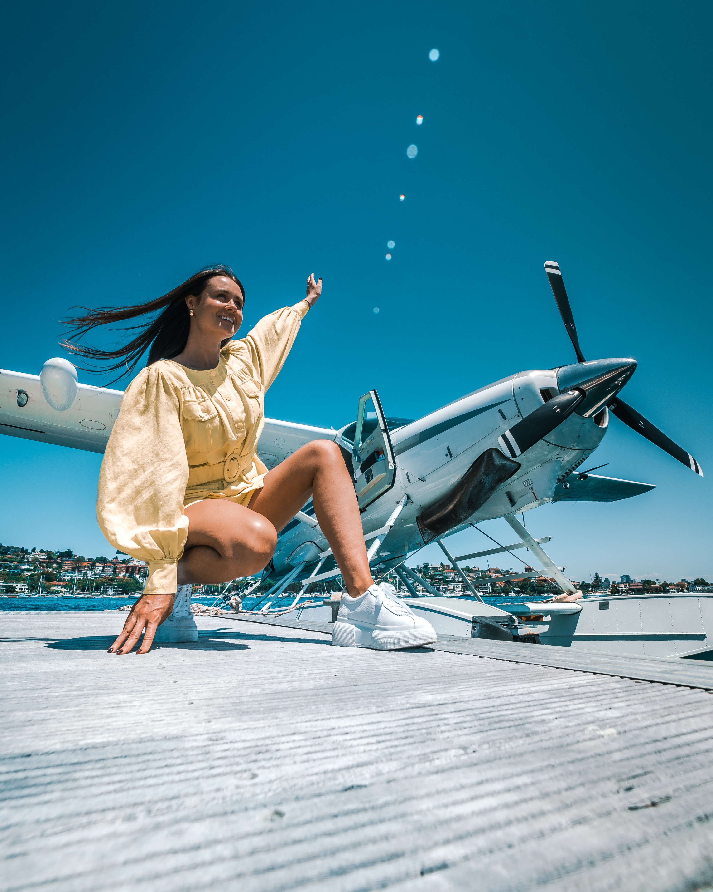 悉尼水上飞机飞行体验