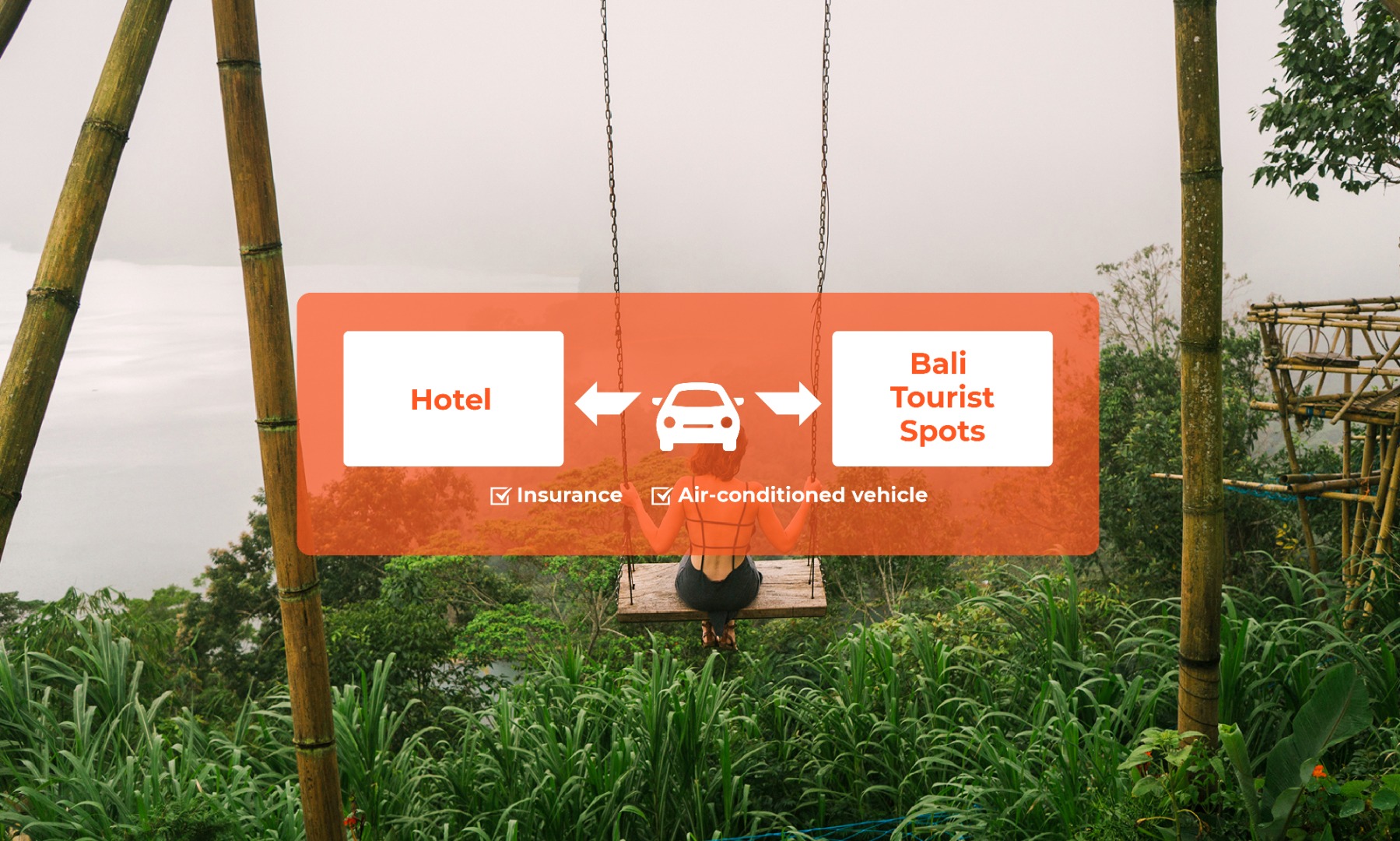 包车游览 峇里岛热门观光景点一日游