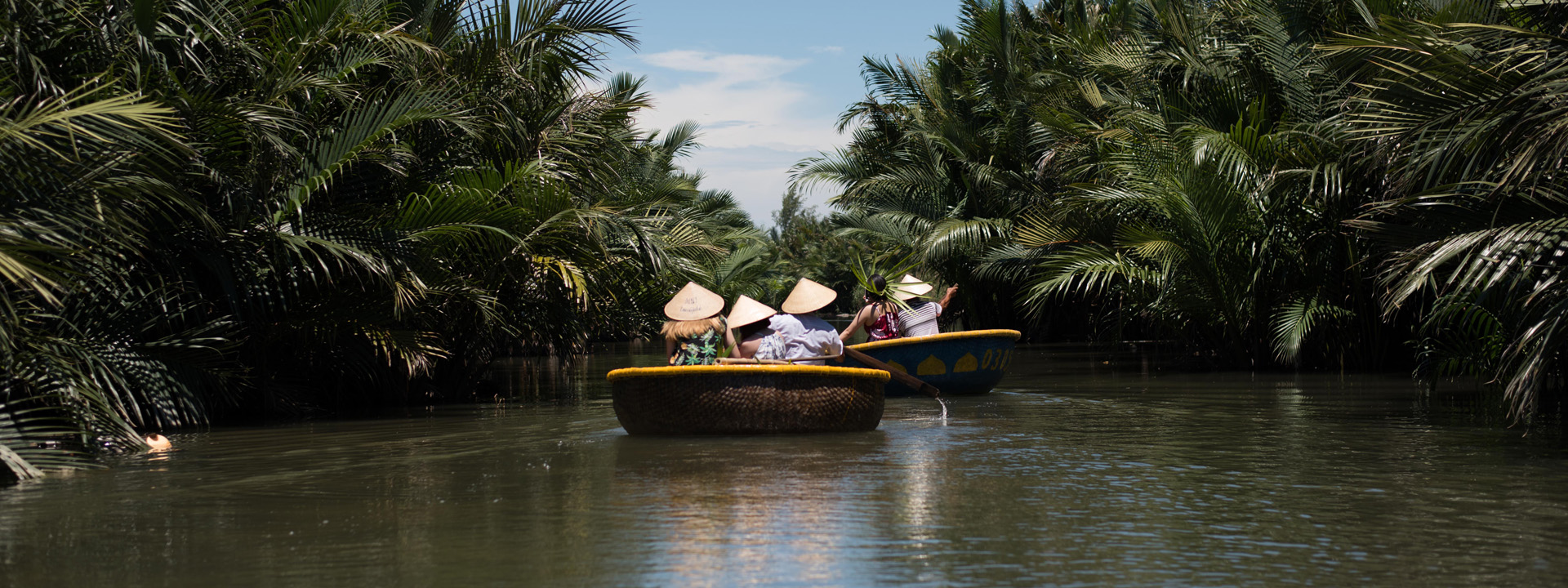 会安水椰林自行车＆簸箕船之旅
