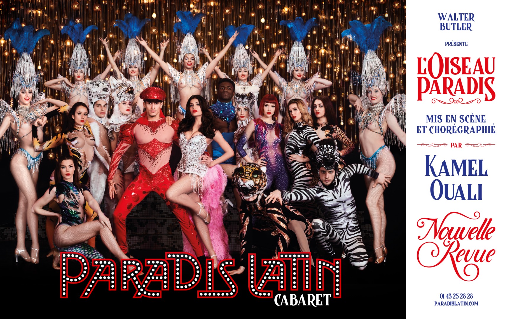 拉丁天堂夜总会《天堂鸟》歌舞秀门票（可选3道菜晚餐）