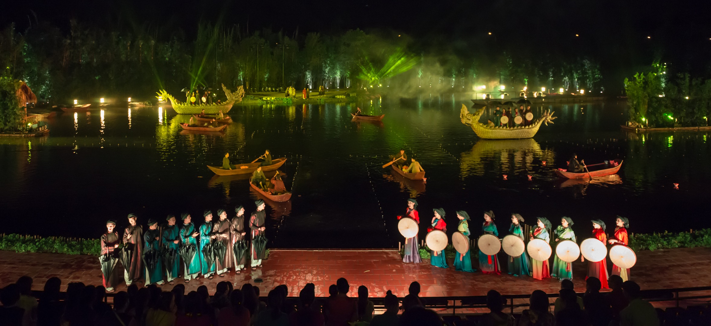 河内「北越精华」水上实景舞台剧门票