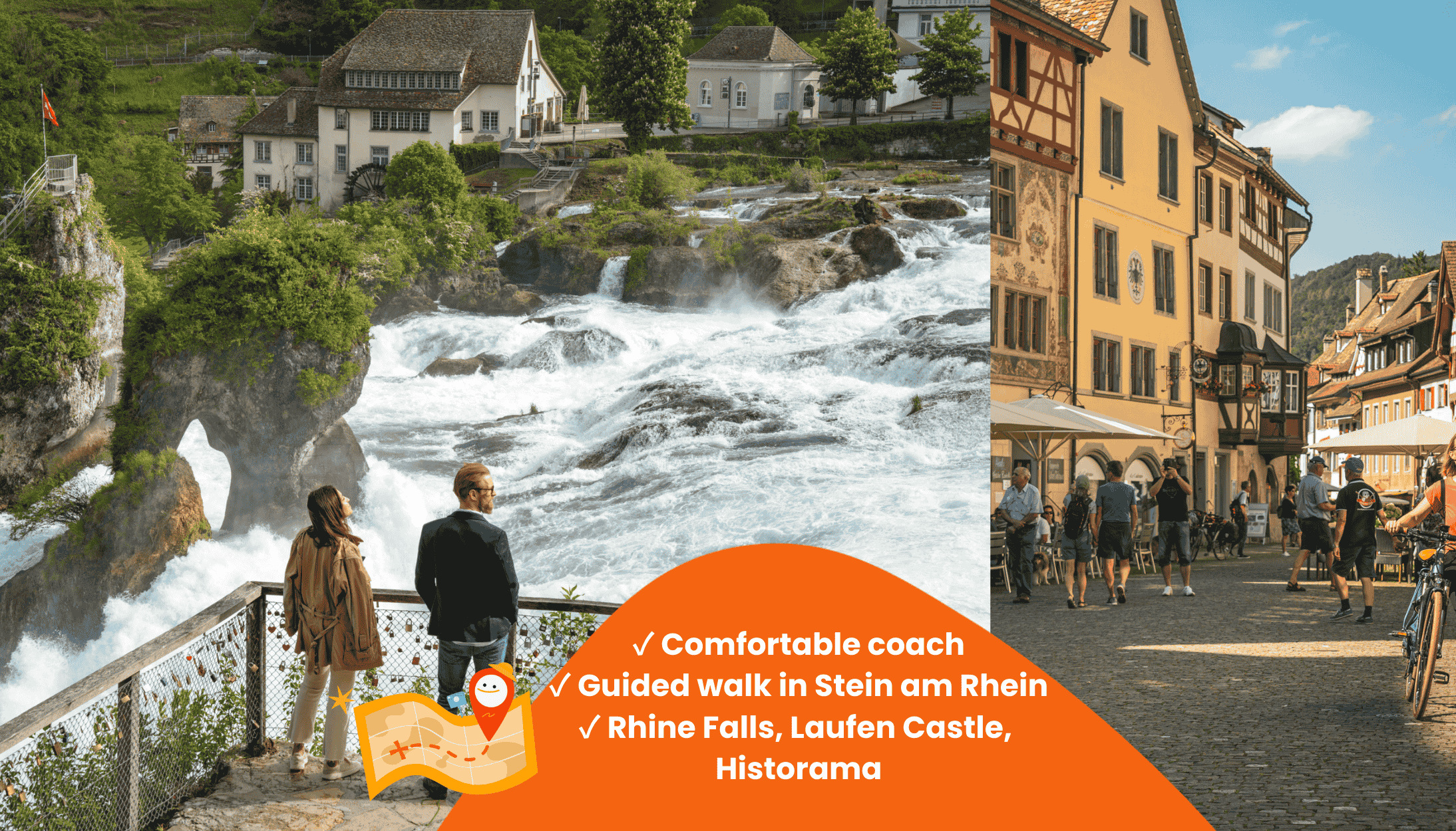 莱茵瀑布 & 施泰因古镇半日游（苏黎世出发）