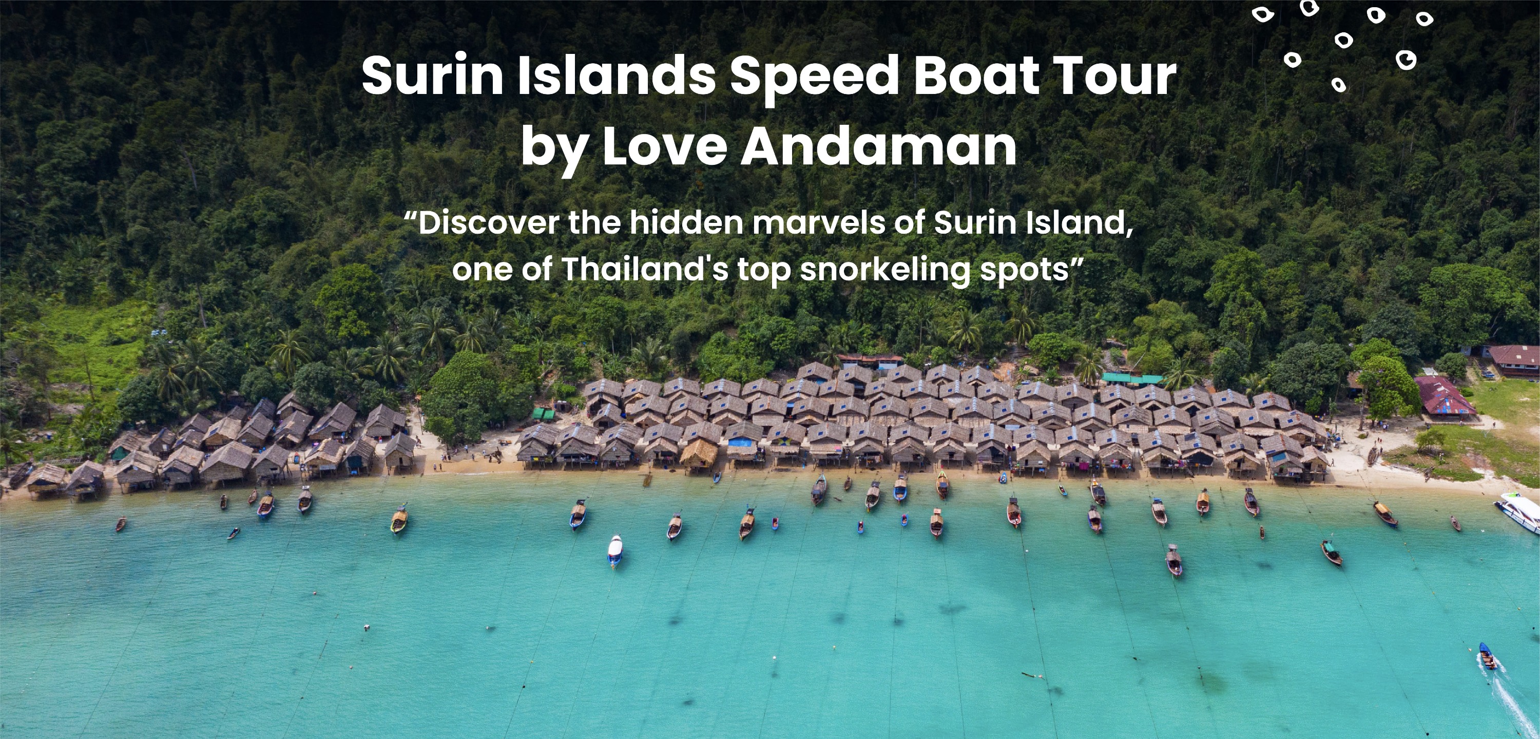 素林群岛快艇探索之旅（Love Andaman提供）