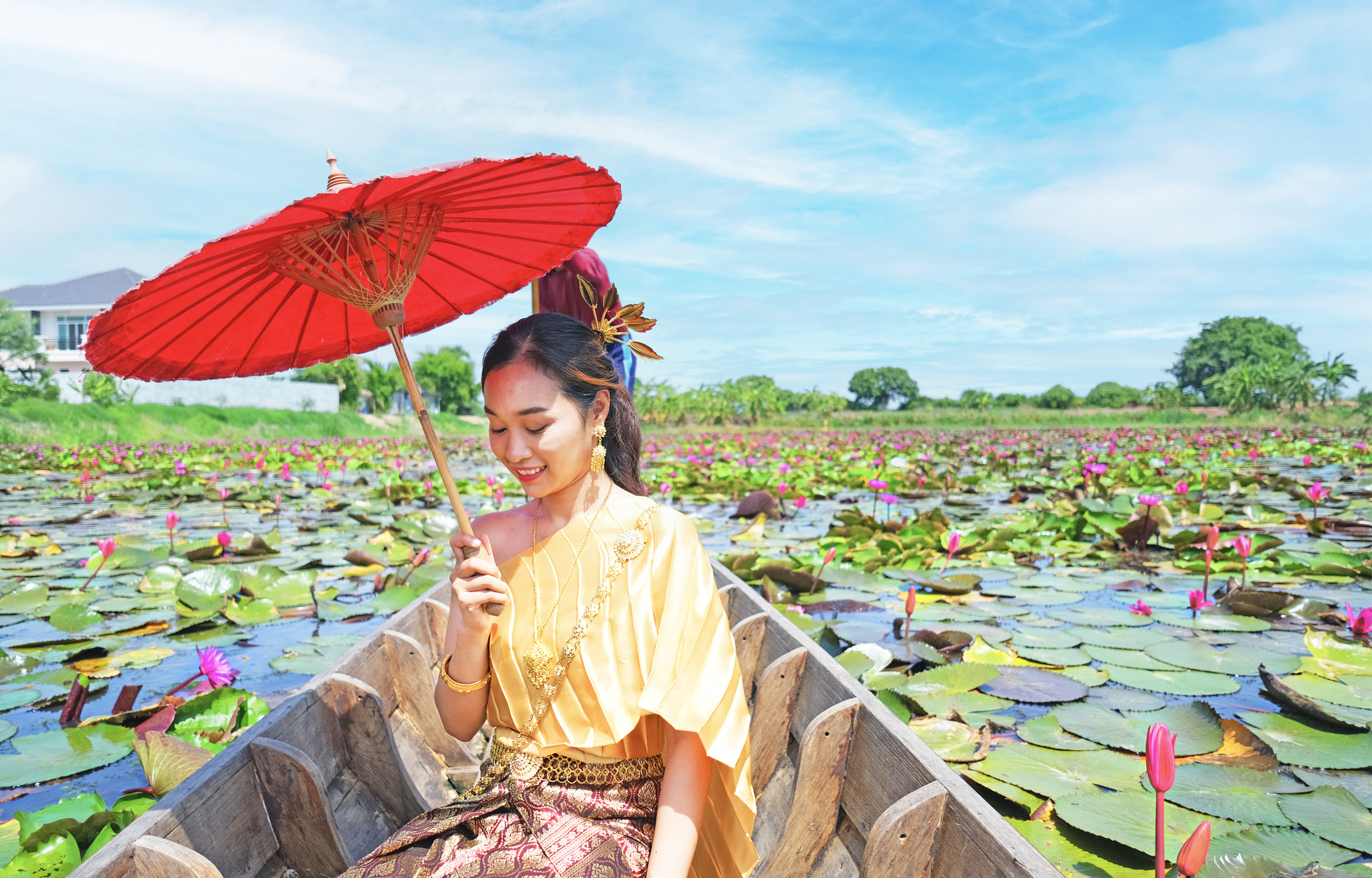 红莲花海＆吞武里市场泰式文化巡礼体验