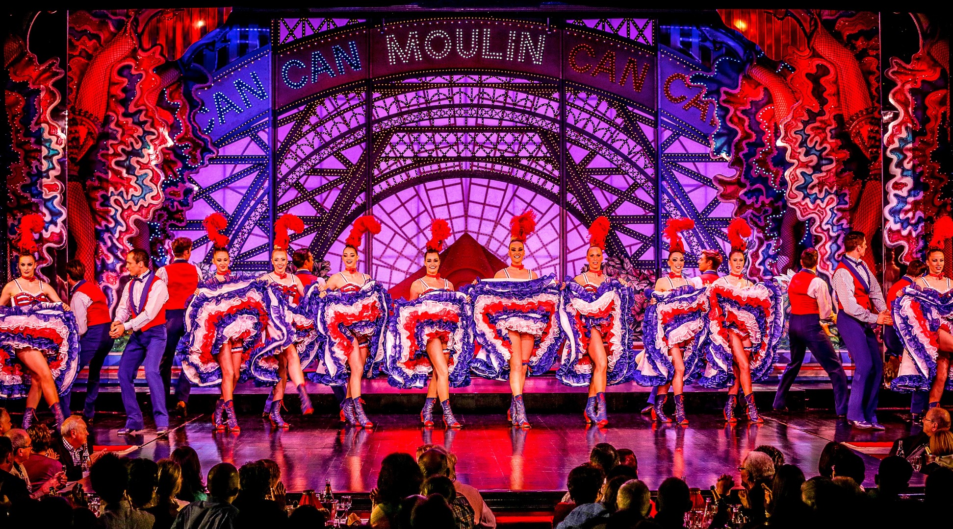 艾菲尔铁塔晚餐＆塞纳河游船＆《红磨坊》表演秀