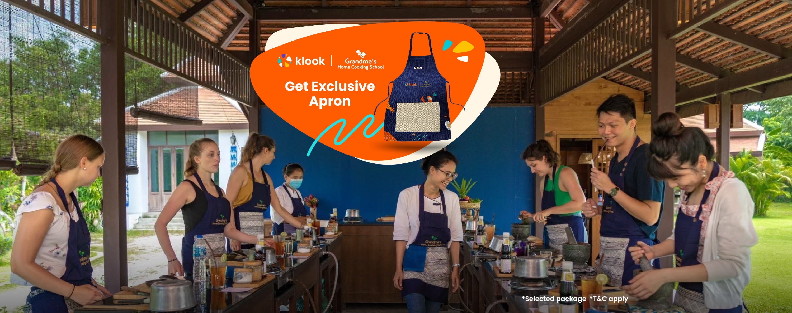 跟随Grandma's Home Cooking School学习泰式烹饪