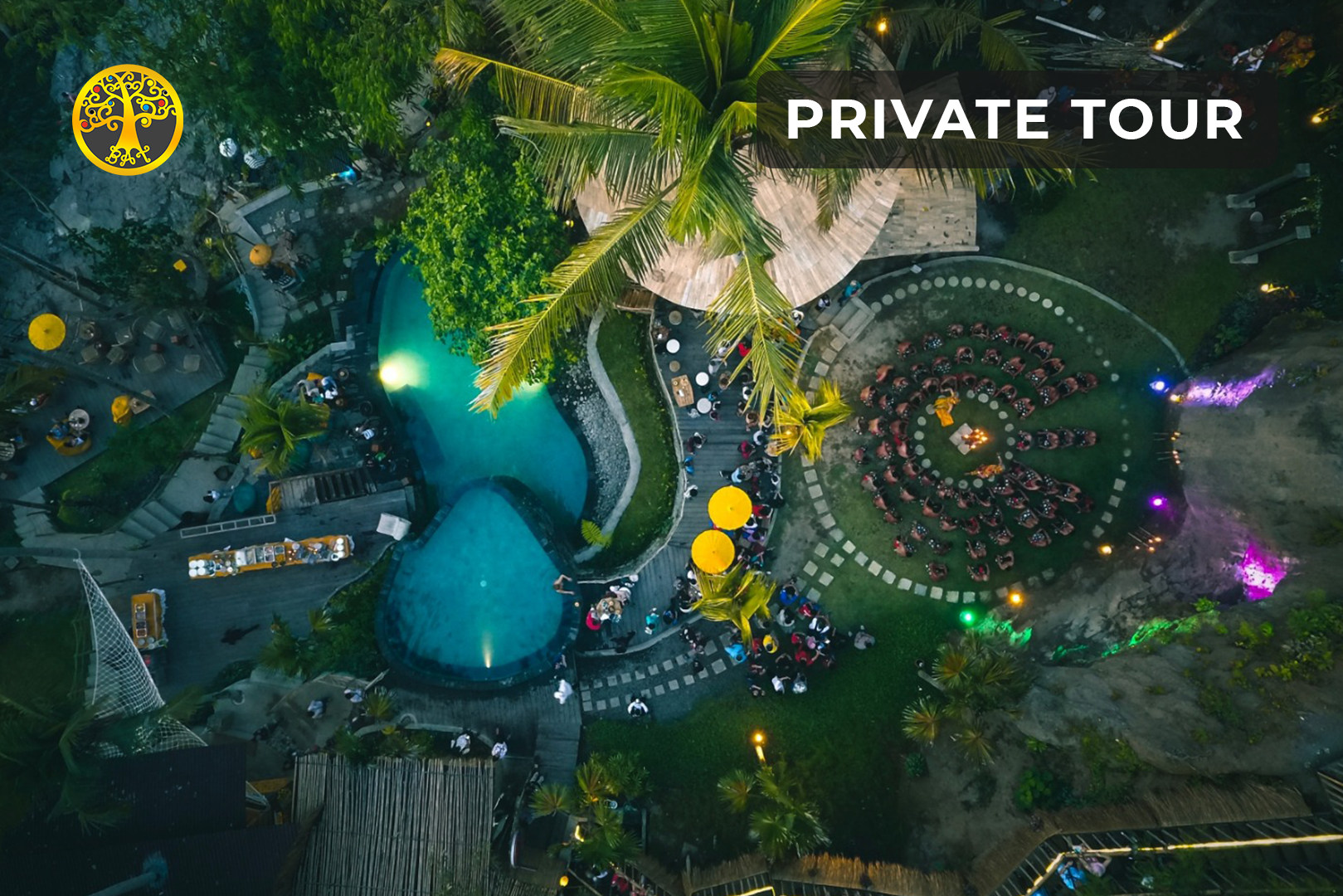 乌布 D’Tukad 俱乐部＆瀑布秋千＆德格拉朗梯田私人一日游（含午餐）