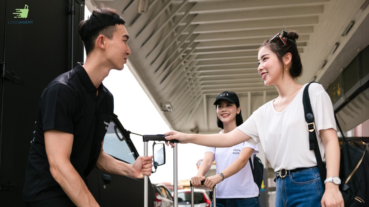 上海机场行李运送（LuggAgent行李特工提供）