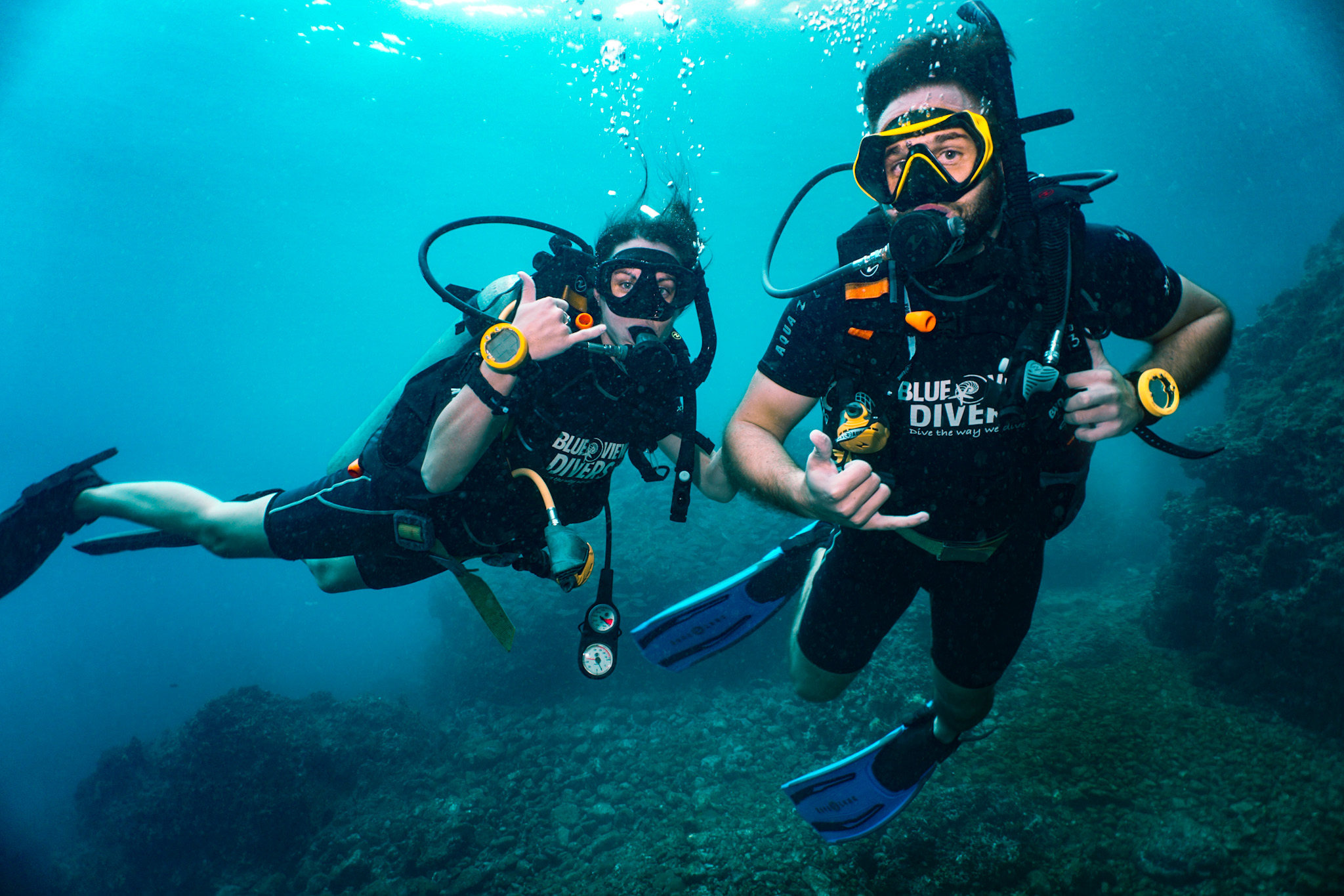 皮皮岛水肺潜水课