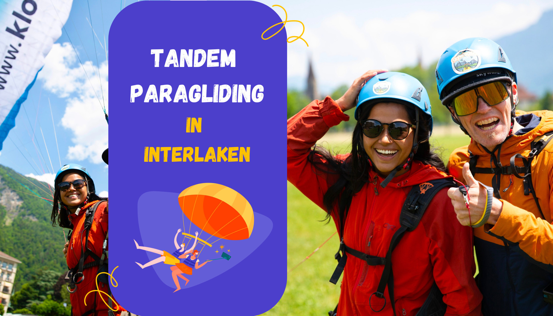 因特拉肯滑翔伞 - 金鹰飞行