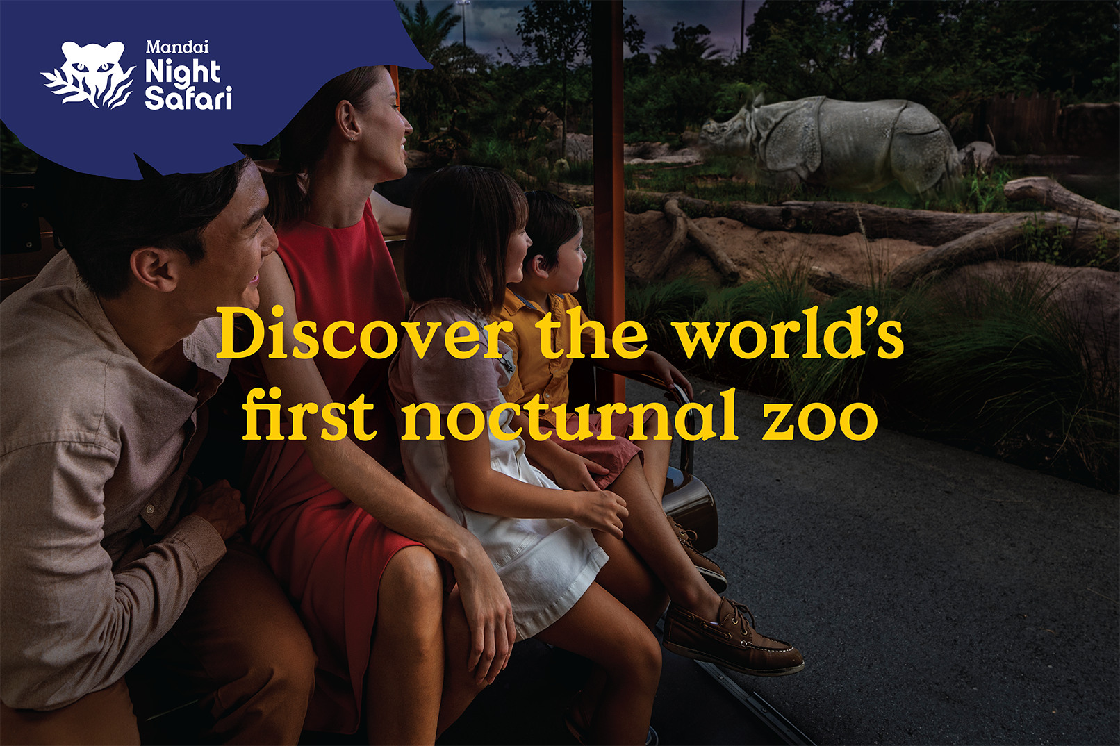 新加坡夜间野生动物园门票（含游园车之旅）