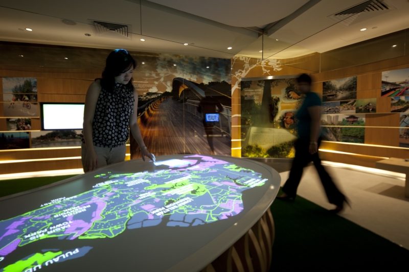 新加坡城市画廊观光